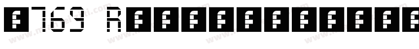a769 Regular字体转换